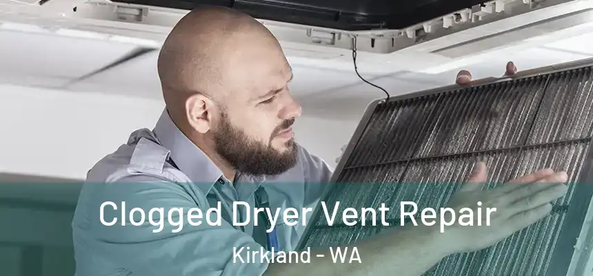  Clogged Dryer Vent Repair Kirkland - WA